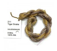 Шёлковое мулине Dinky-Dyes S-211 Tiger Snake